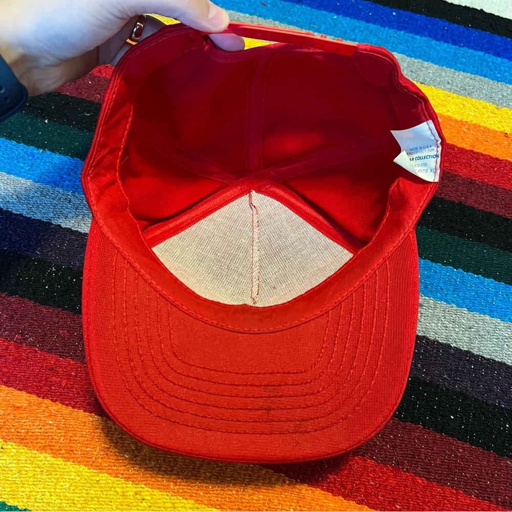 Red Baseball Cap - image 6
